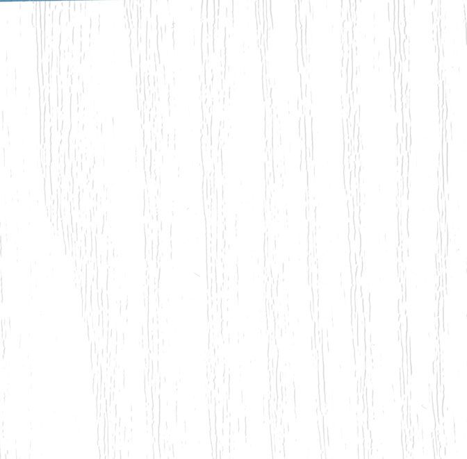 Color 24 Embossed White Wood<br />white melamine back suggested