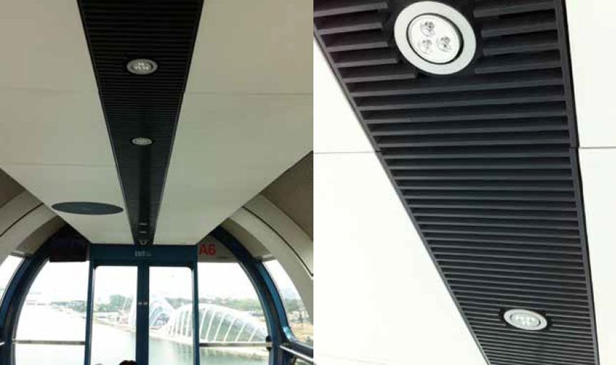 This is Hera's HO-LED light installed in the Singapore Ferris Wheel. It is a 3.6 watt high power LED light. Comes in a fixed down light, or 