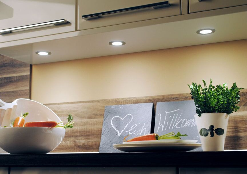 This is Hera's R55-LED light. A 3 watt LED equivalent to the older 20 watt halogen lights. This is the under cabinet light taking over for h