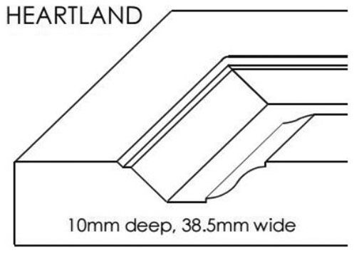 Brushy Creek Doors Heartland raised panel profile choice