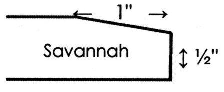 Brushy Creek Custom Doors Savannah Slab cabinet door specs