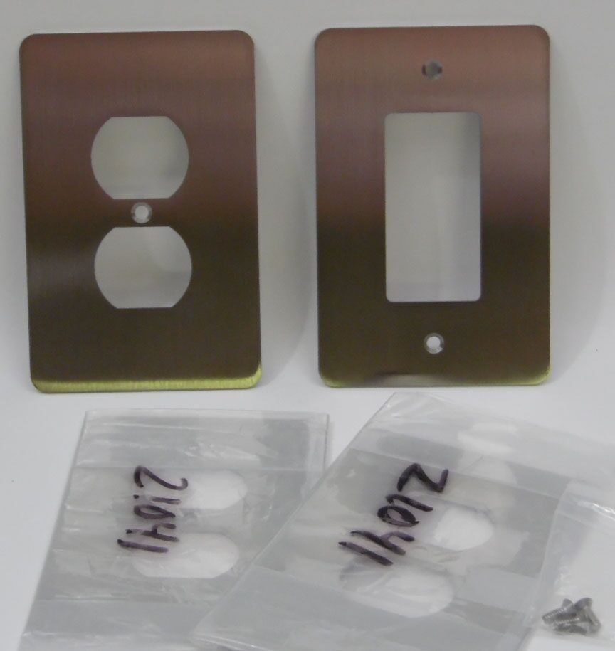 Closeout switch plates