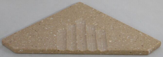 Rock Solid Corian corner shower shelf