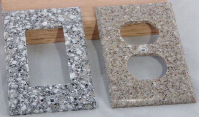 Rock Solid solid surface switchplates