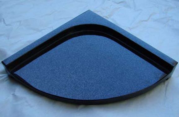 Granite shower corner shelves